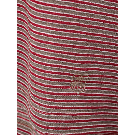 Burgundy Cotton Polo Shirt