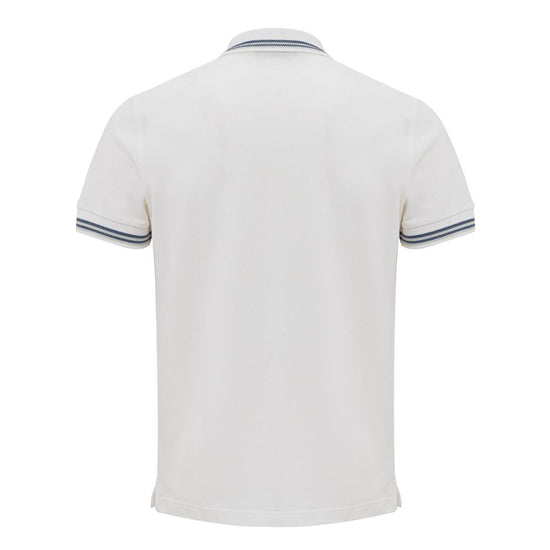 White Cotton Polo Shirt