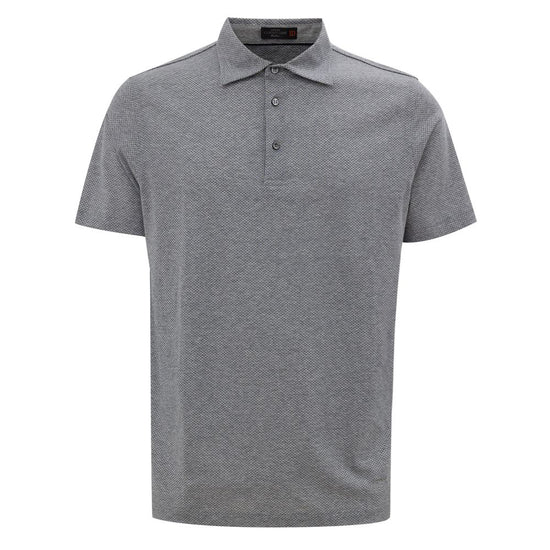 Gray Cotton Polo Shirt