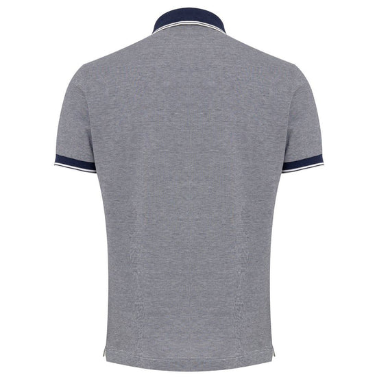 Blue Cotton Polo Shirt