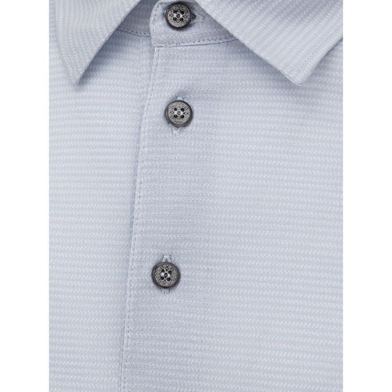 Light Blue Cotton Polo Shirt