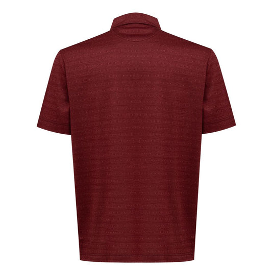 Burgundy Cotton Polo Shirt