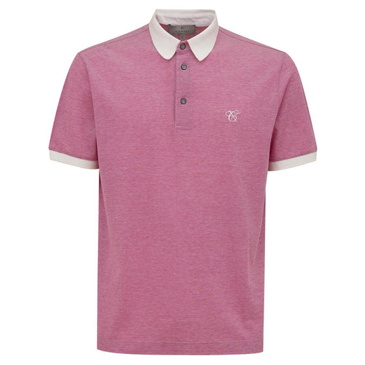 Pink Cotton Polo Shirt