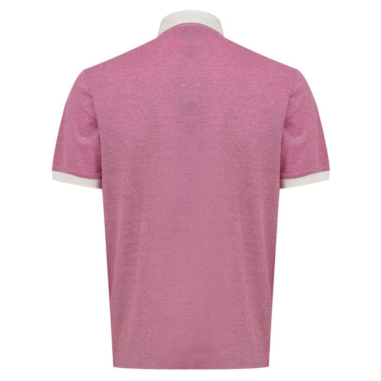 Pink Cotton Polo Shirt