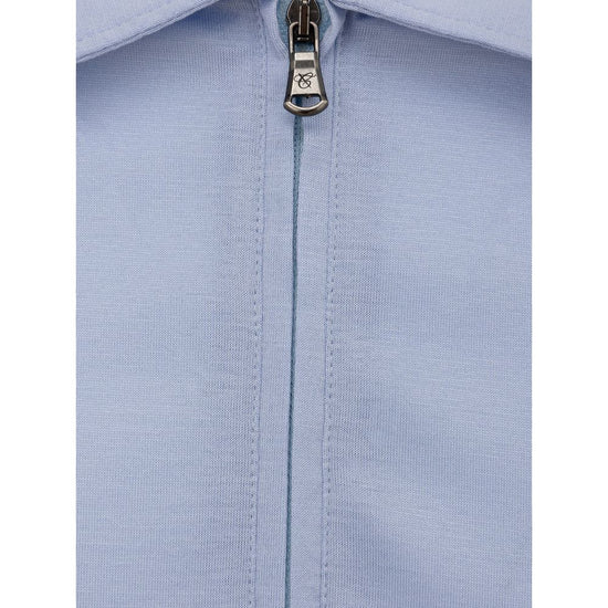 Light Blue Cotton Polo Shirt