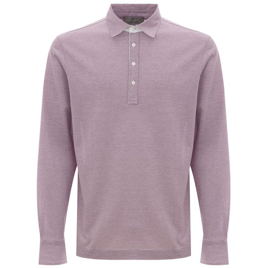 Pink Cotton Polo Shirt