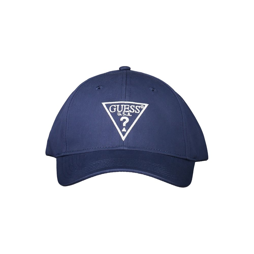 Blue Cotton Men Cap