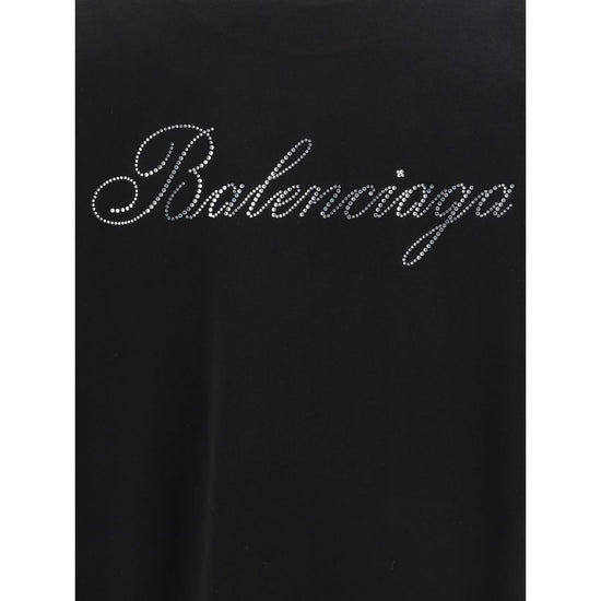 Logo rhinestones T-shirt