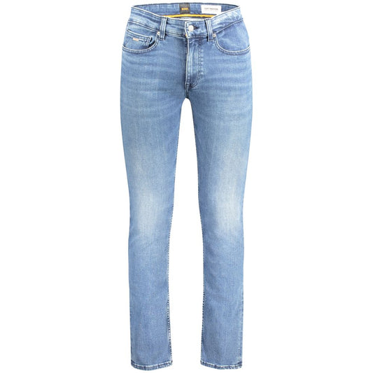 Blue Cotton Jeans & Pant