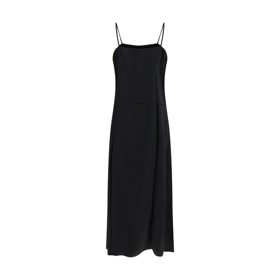 Long silk slip Dress