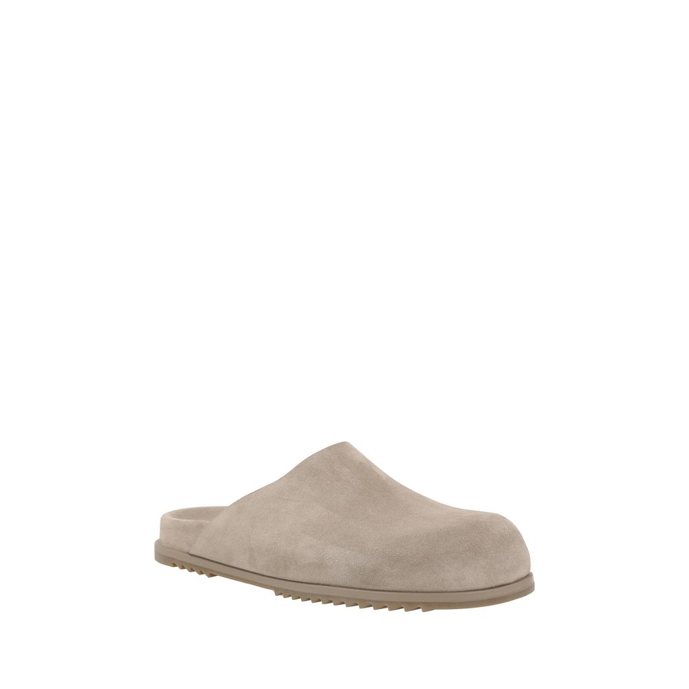 Suede Mules