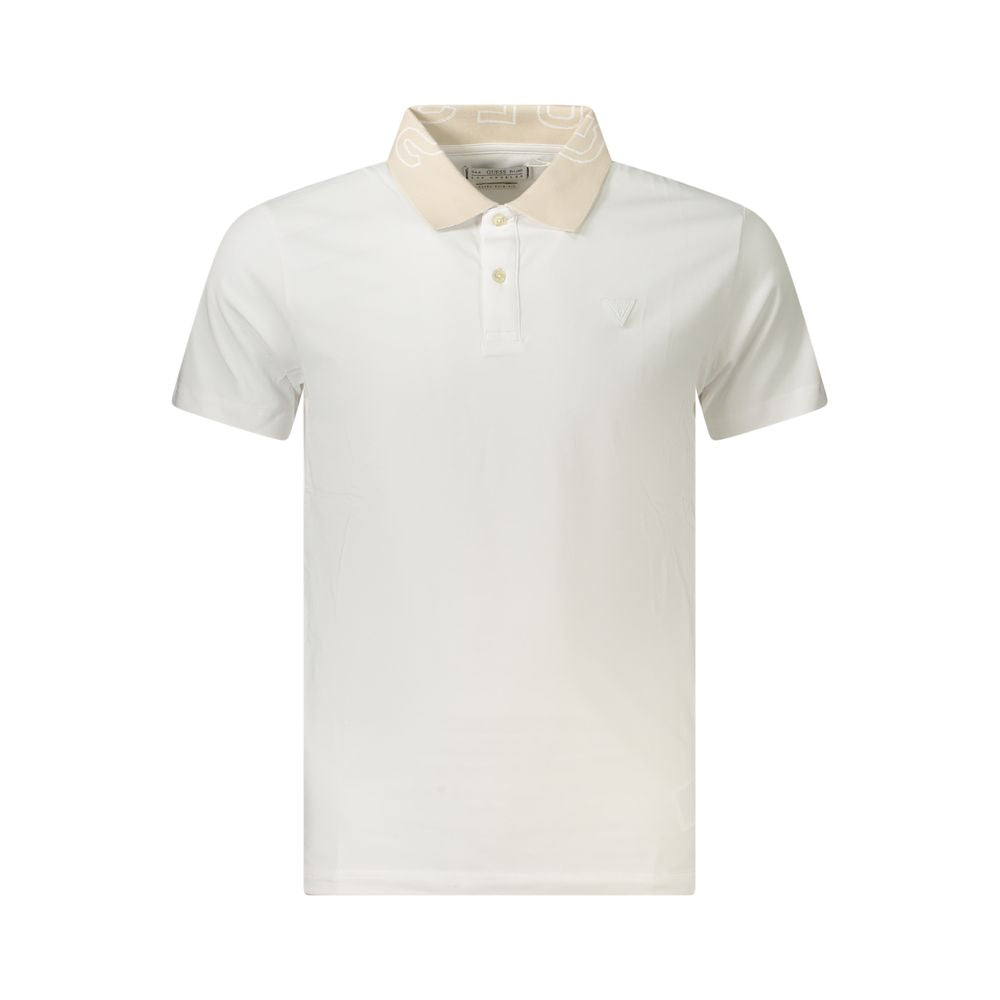 White Cotton Polo Shirt