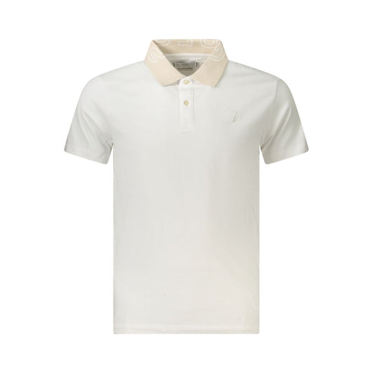 White Cotton Polo Shirt