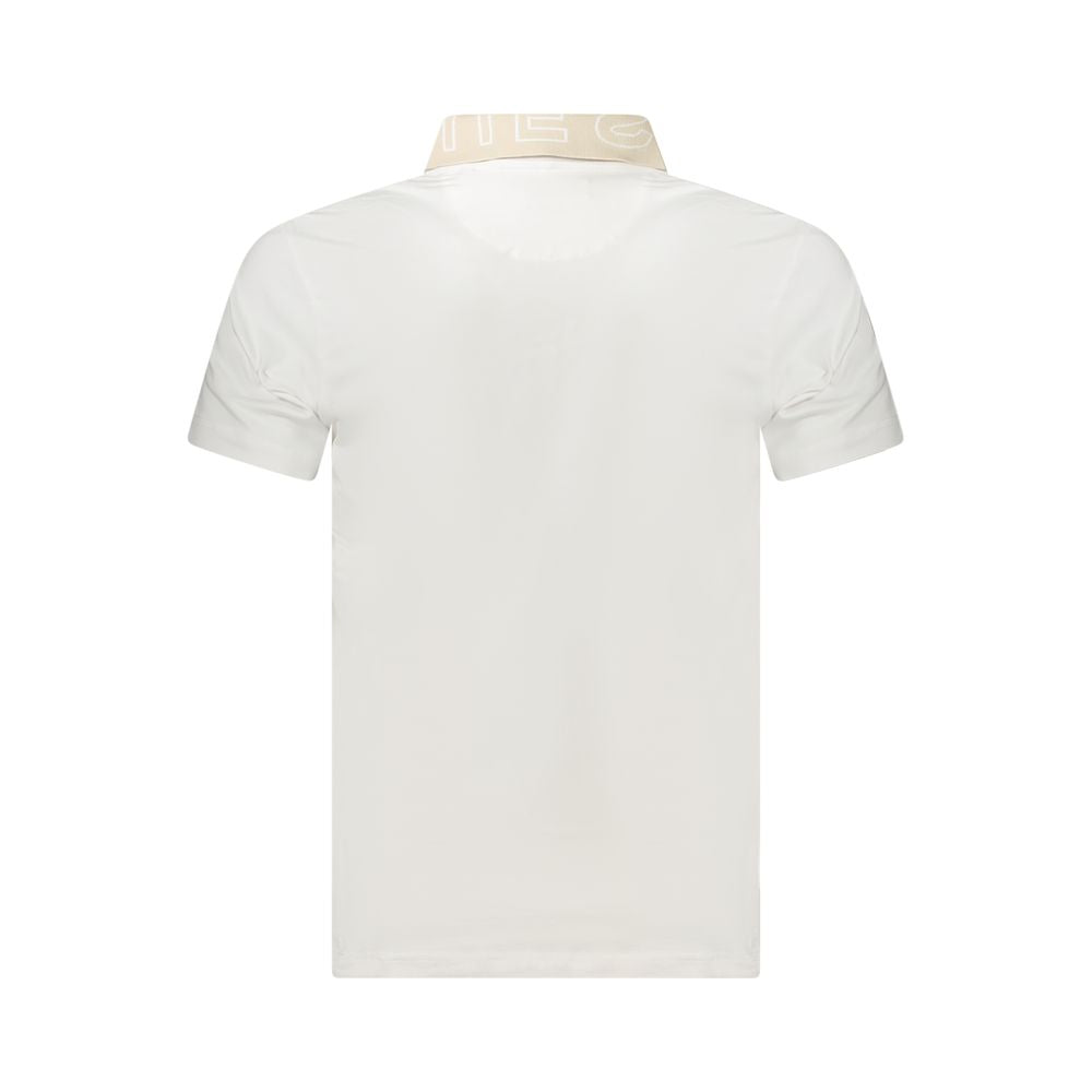 White Cotton Polo Shirt