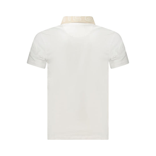 White Cotton Polo Shirt