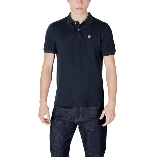 Blue Cotton Polo Shirt