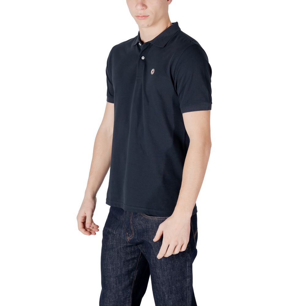 Blue Cotton Polo Shirt