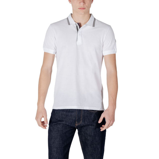 White Cotton Polo Shirt