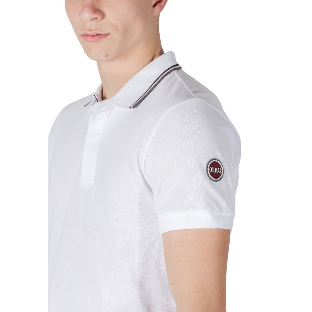 White Cotton Polo Shirt