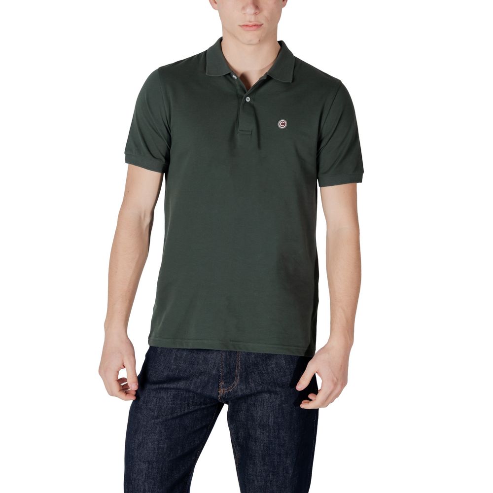 Green Cotton Polo Shirt