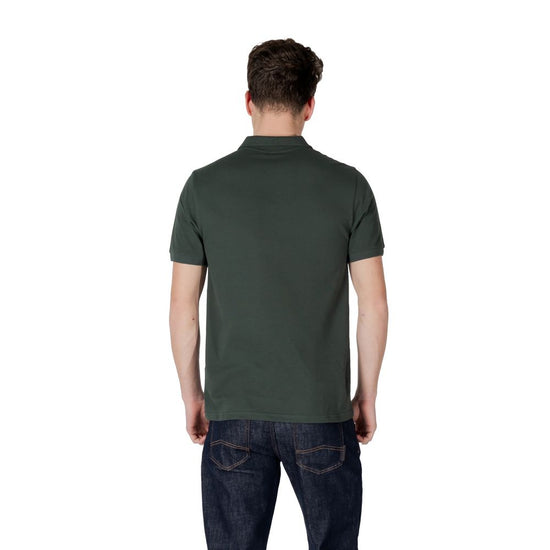 Green Cotton Polo Shirt