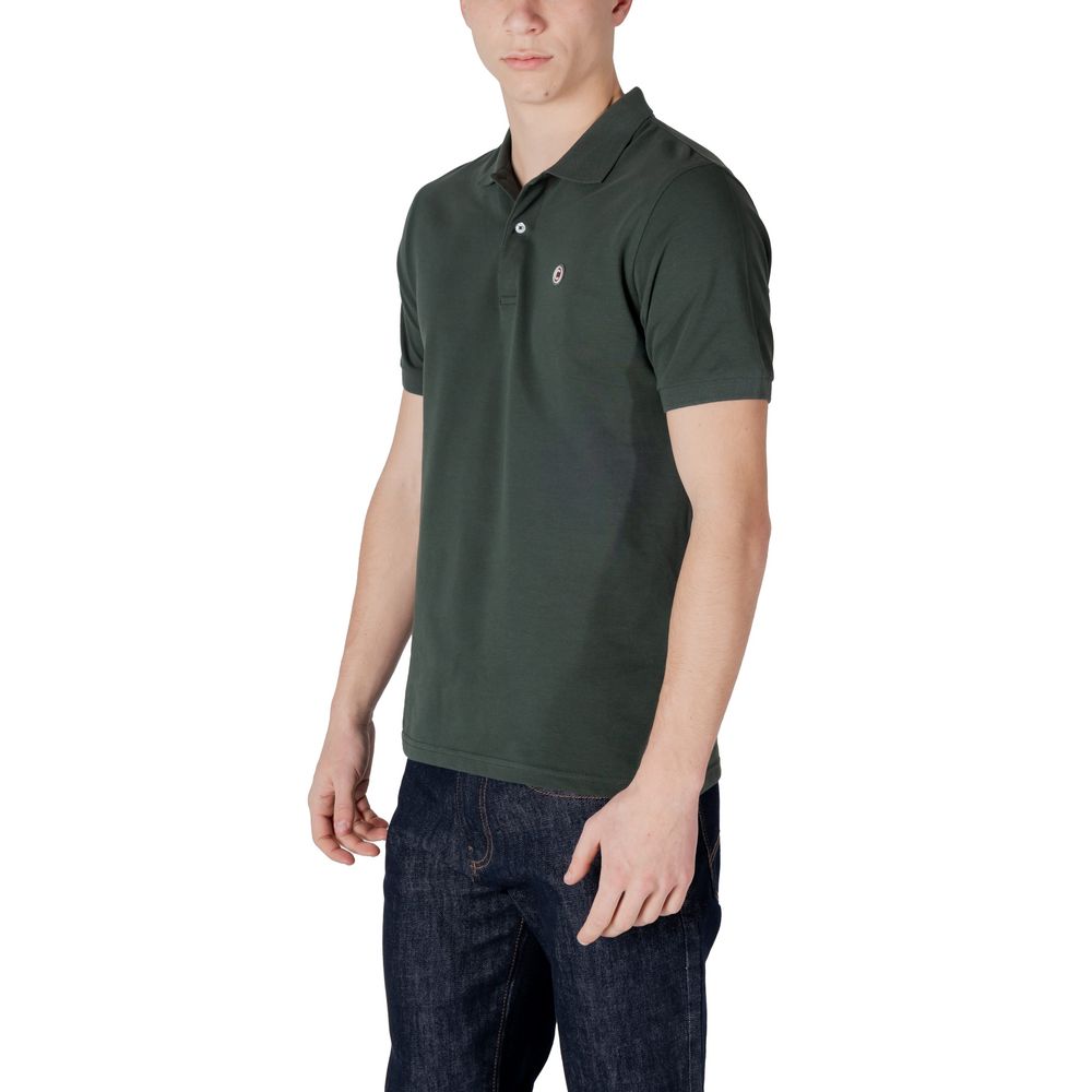 Green Cotton Polo Shirt