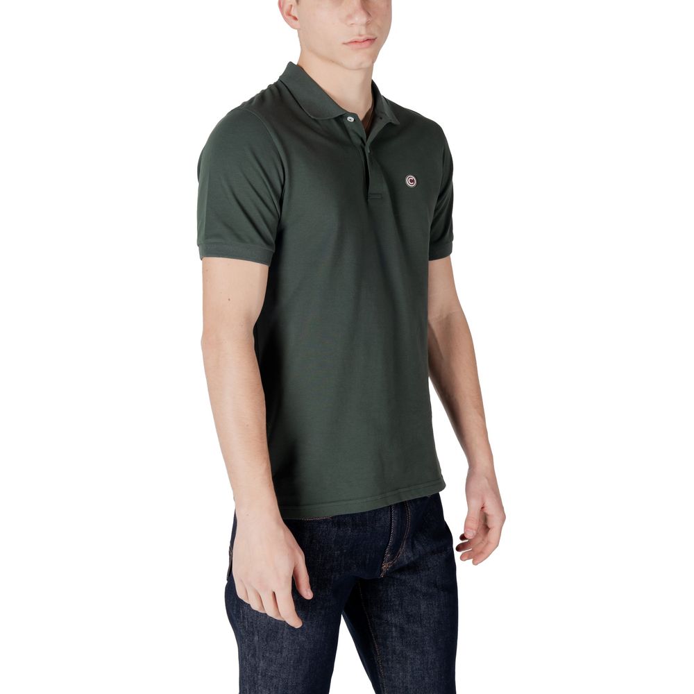 Green Cotton Polo Shirt