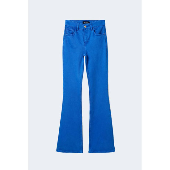 Blue Cotton Jeans & Pant