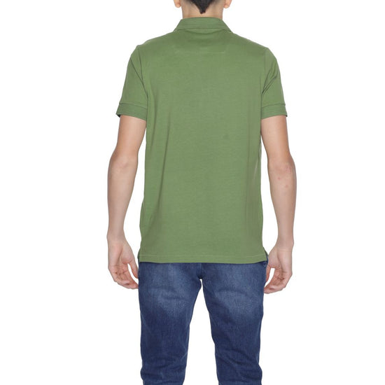 Green Cotton Polo Shirt