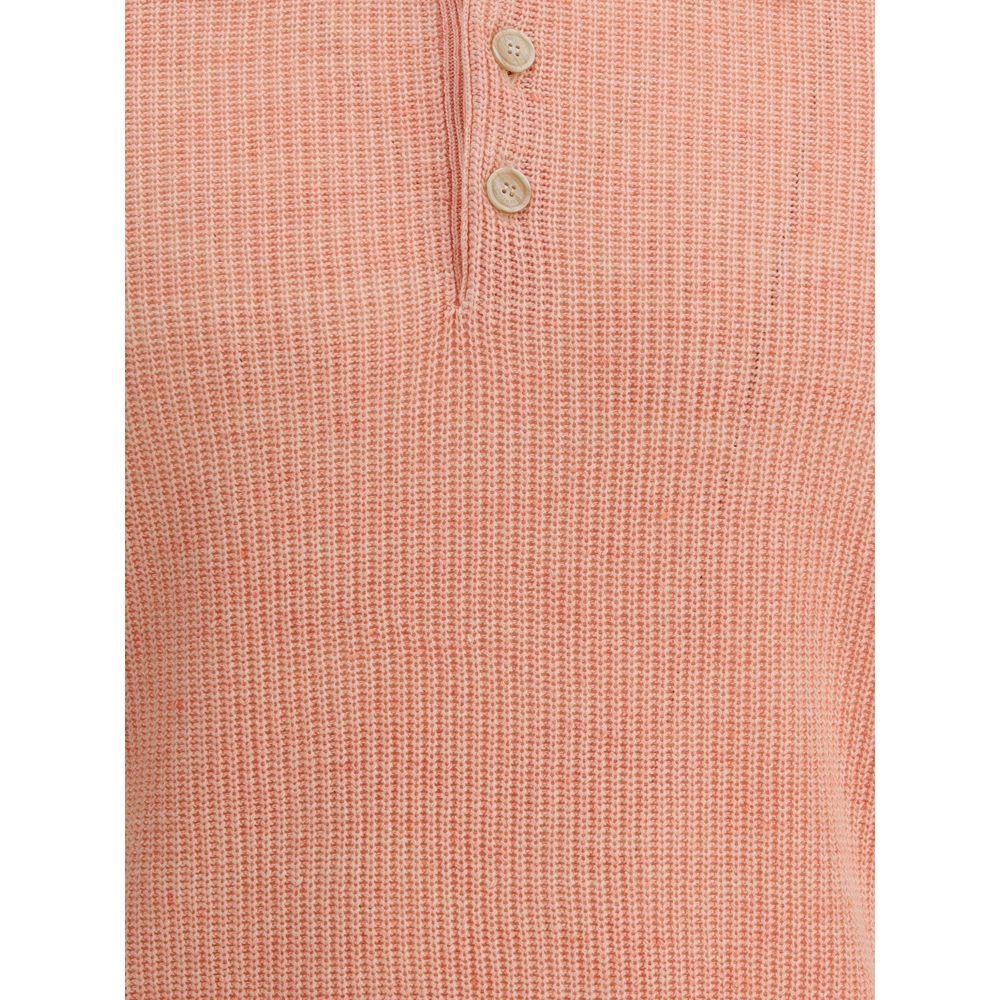 Cotton Polo Sweater