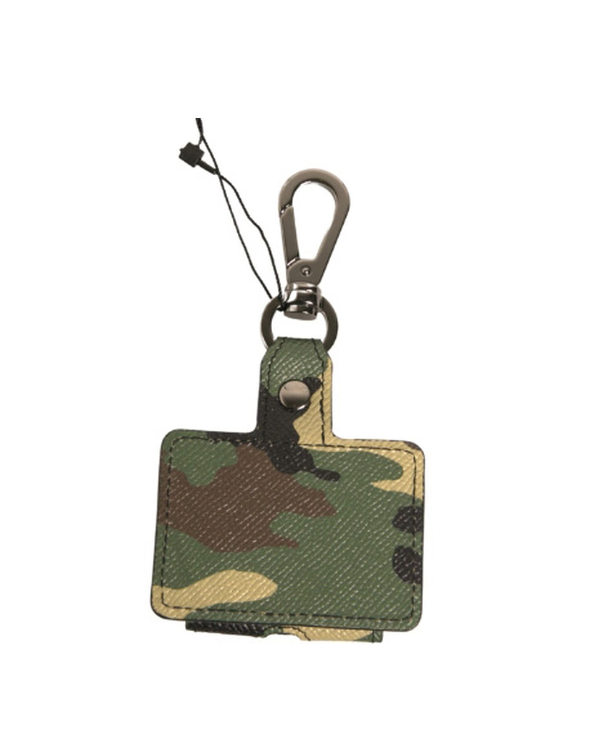 Multicolor Camouflage Leather Metal Airpods Case