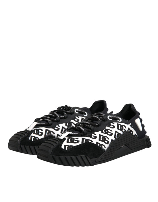 Black Logo Nylon Low Top NS1 Sneakers Shoes