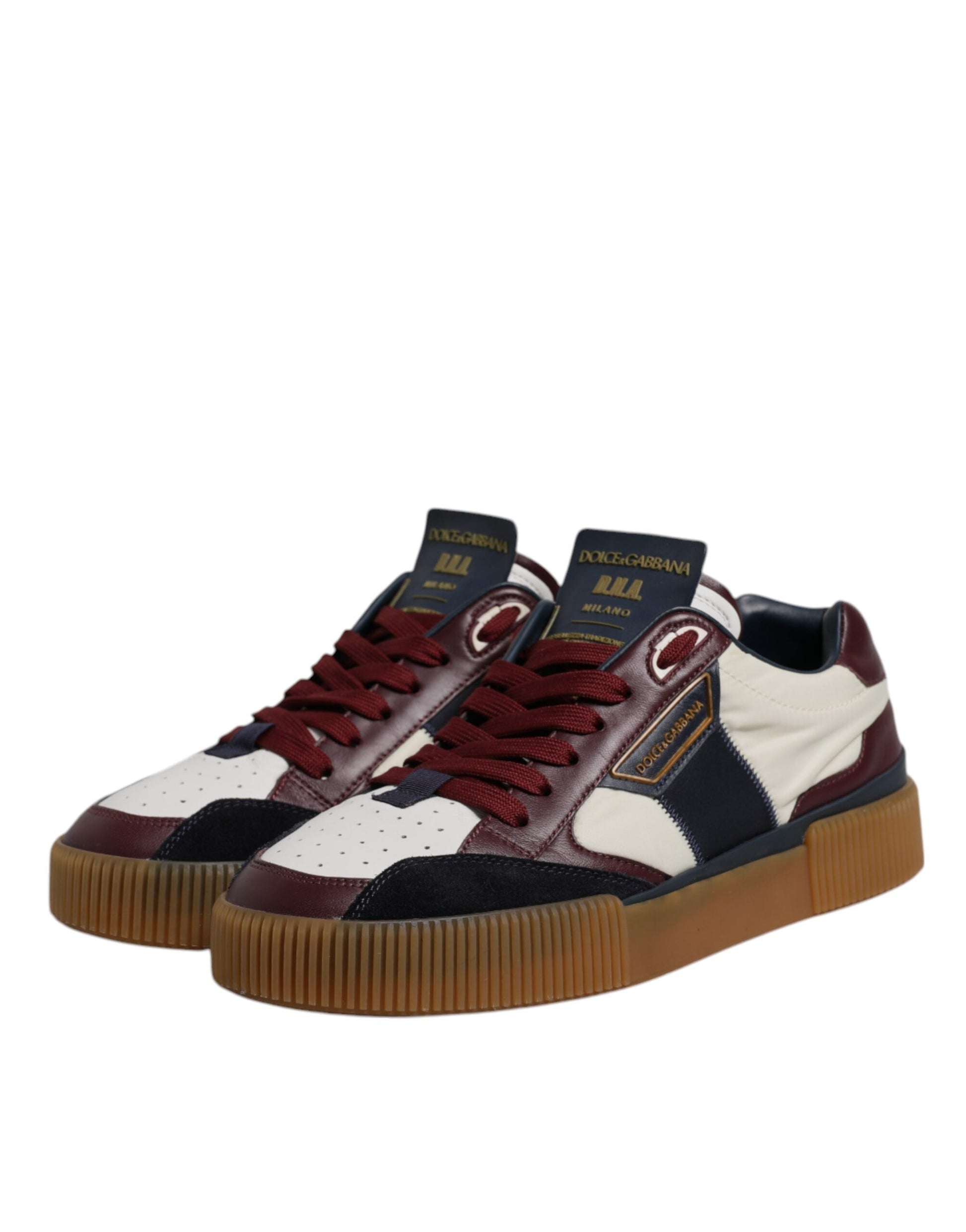 Multicolor Leather DNA Sneakers Shoes