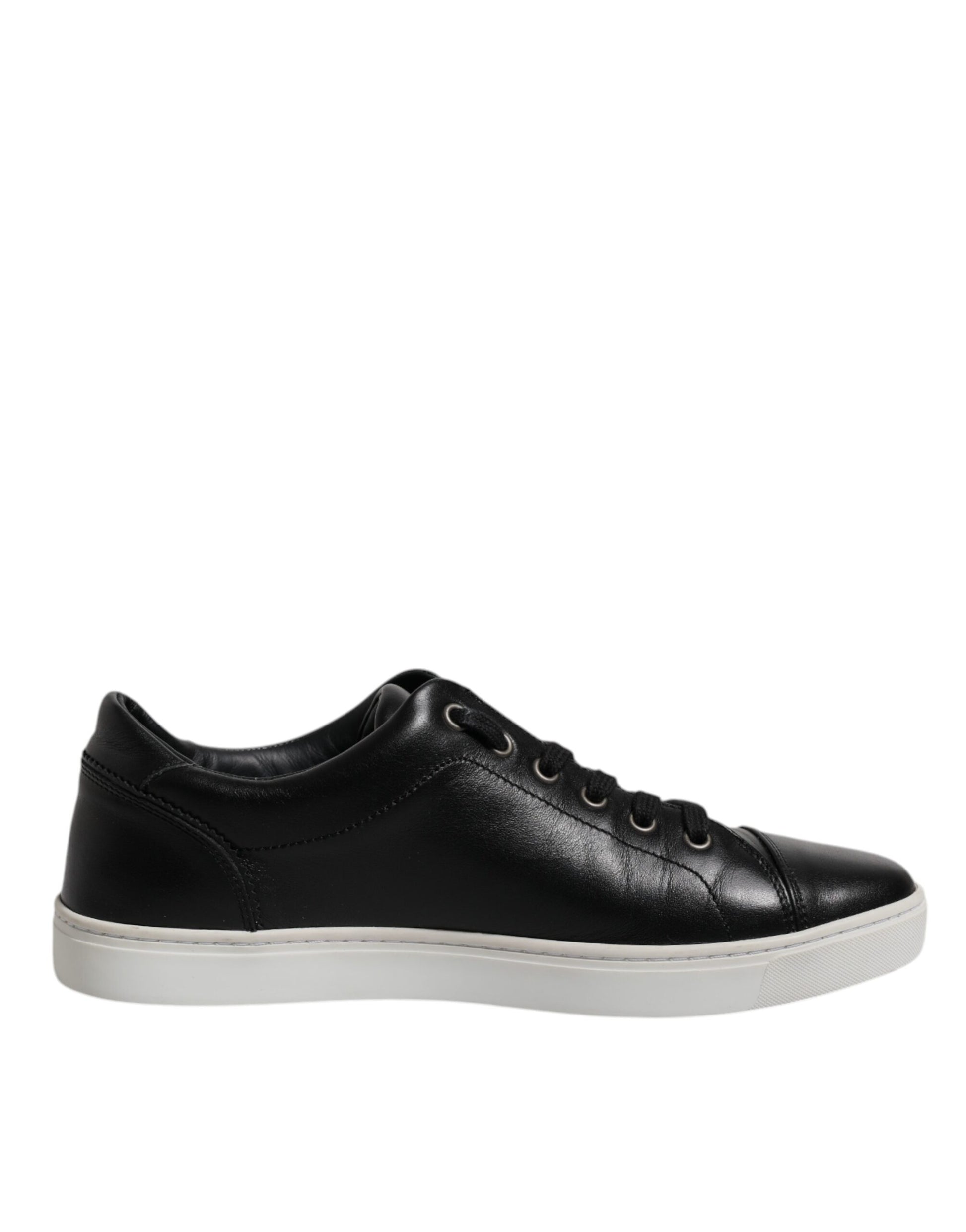 Black London Nappa Leather Men Sneakers Shoes