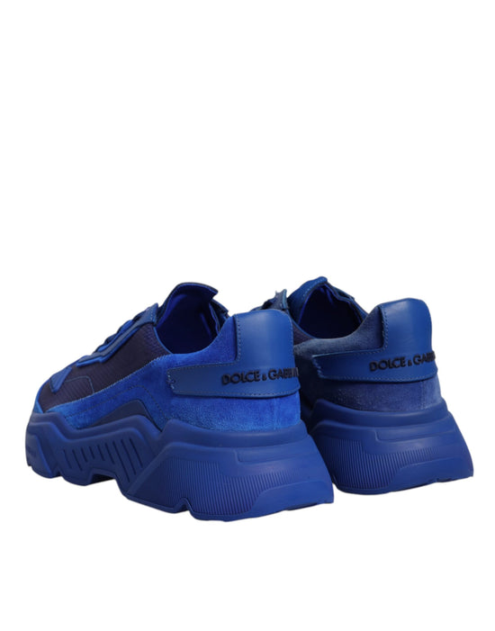 Blue Leather Daymaster Low Top Sneakers Shoes