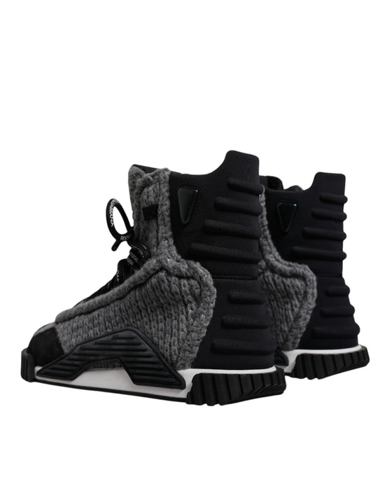 Gray Black NS1 High Top Boots Sneakers Shoes