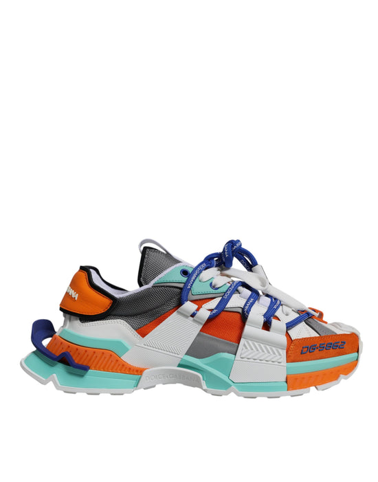 Multicolor Panelled Space Men Sneakers Shoes