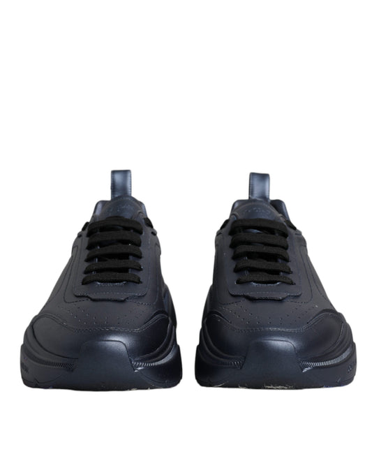 Dark Blue DAYMASTER Leather Sneakers Shoes