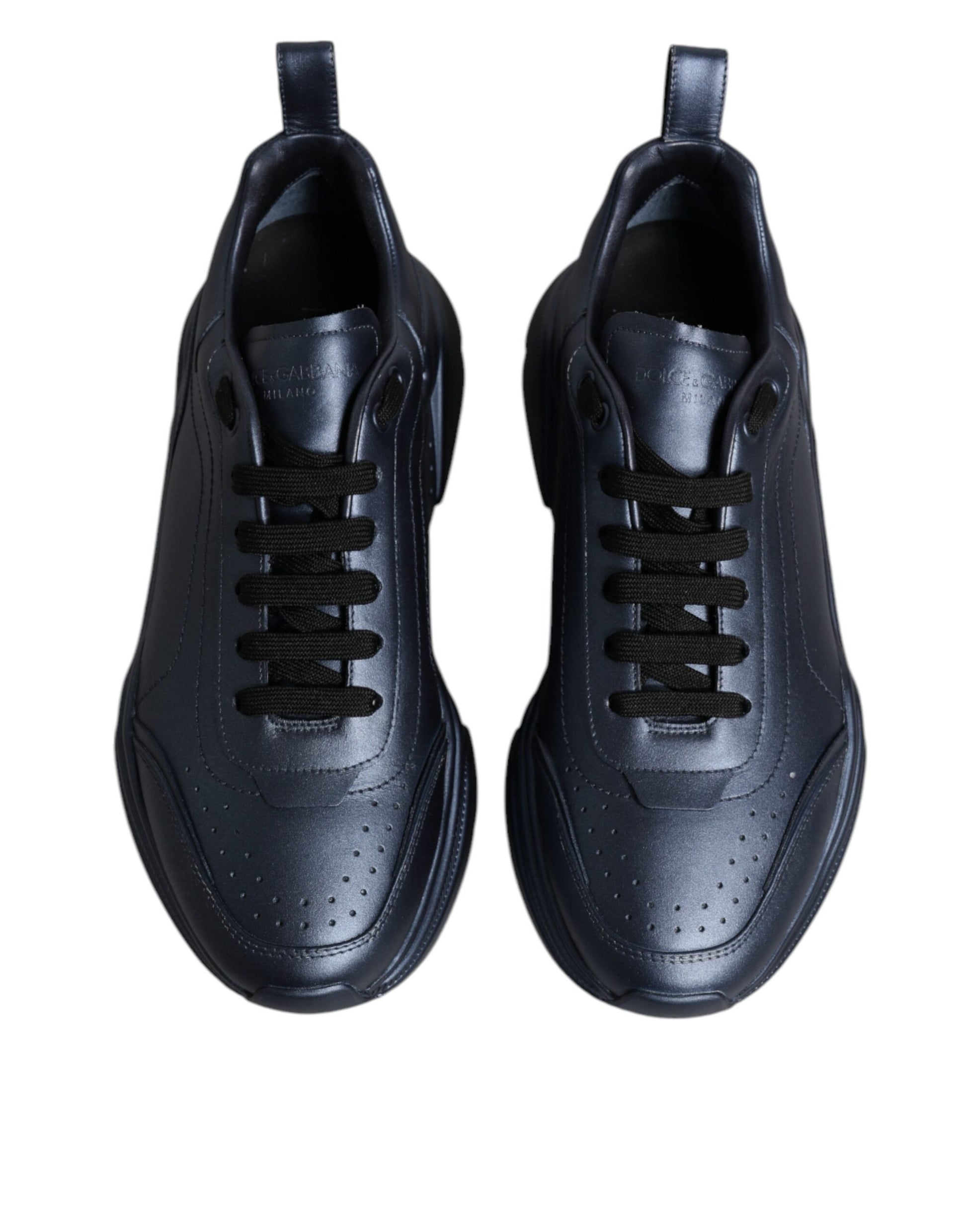 Dark Blue DAYMASTER Leather Sneakers Shoes