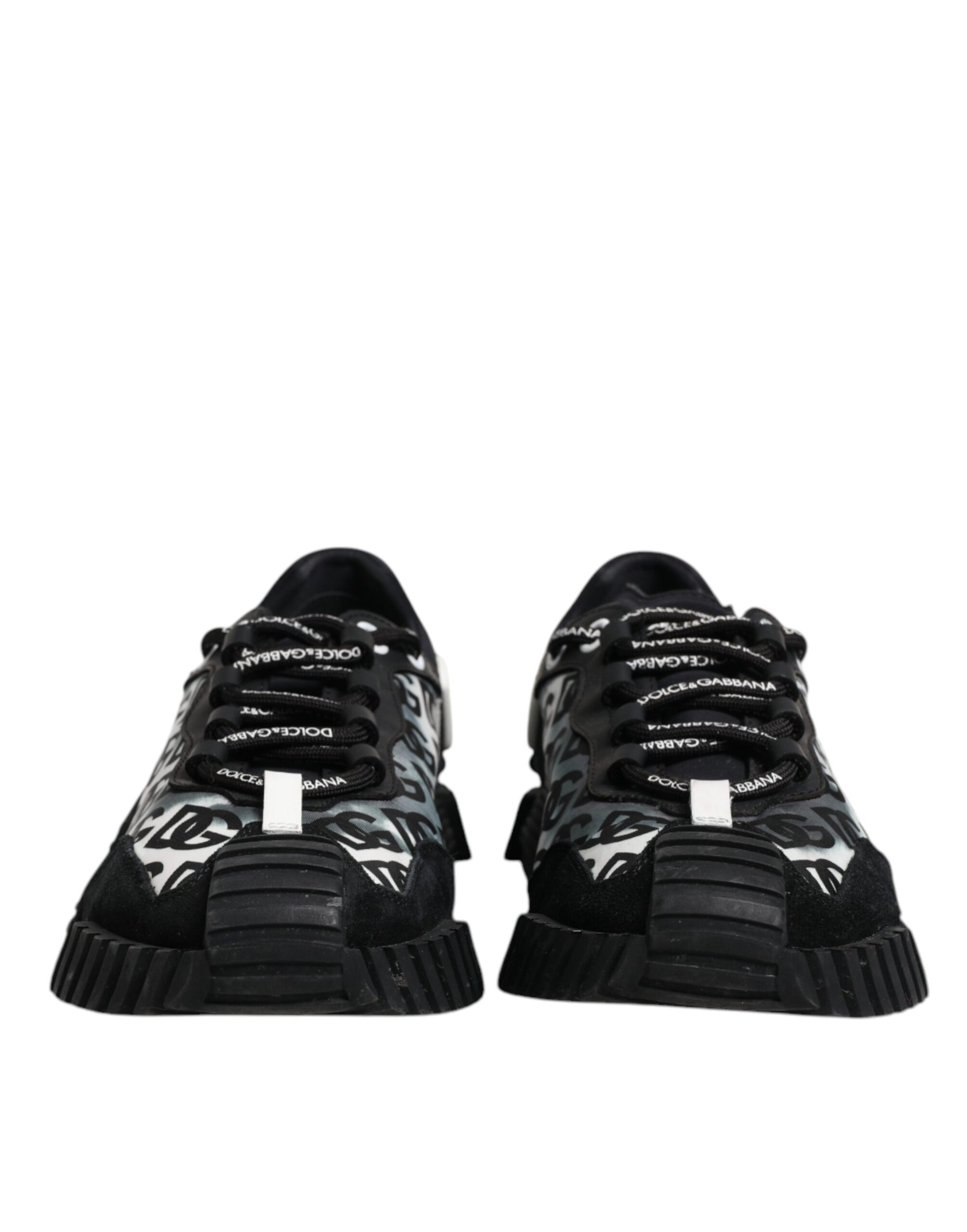 Black Logo Lace Up Low Top NS1 Sneakers Shoes