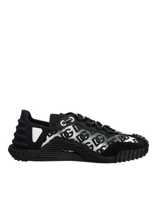 Black Logo Lace Up Low Top NS1 Sneakers Shoes