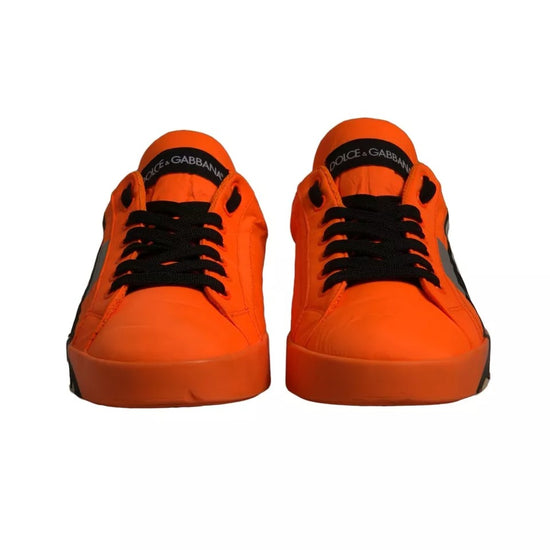 Orange Portofino Logo Tape Men Sneakers Shoes