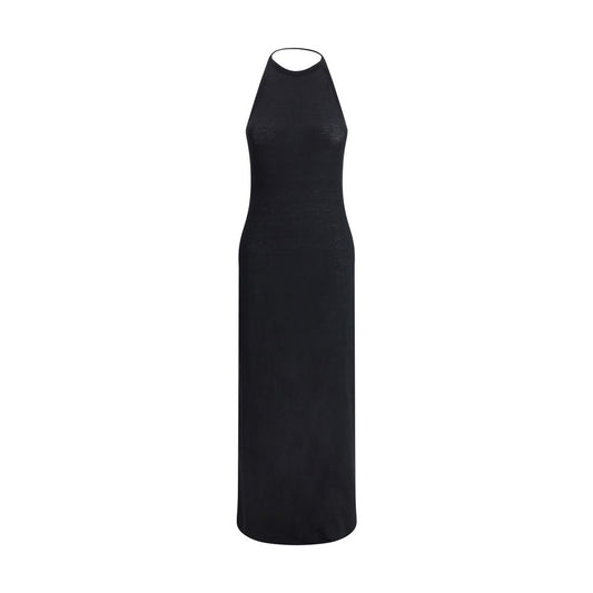 American neckline long Dress