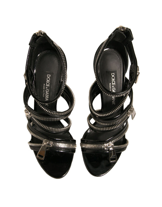 Black Stiletto Heels Keira Sandals Shoes