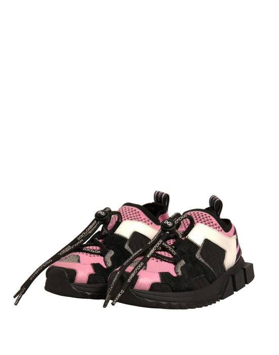 Black Pink Sorrento Trekking Sneakers Shoes