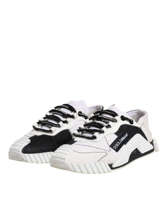 White Black NS1 Low Top Sneakers Shoes