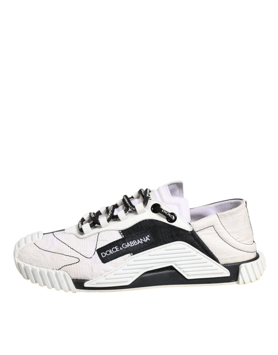 White Black NS1 Low Top Sneakers Shoes