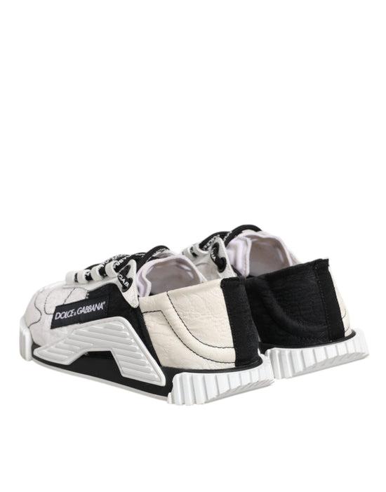 White Black NS1 Low Top Sneakers Shoes