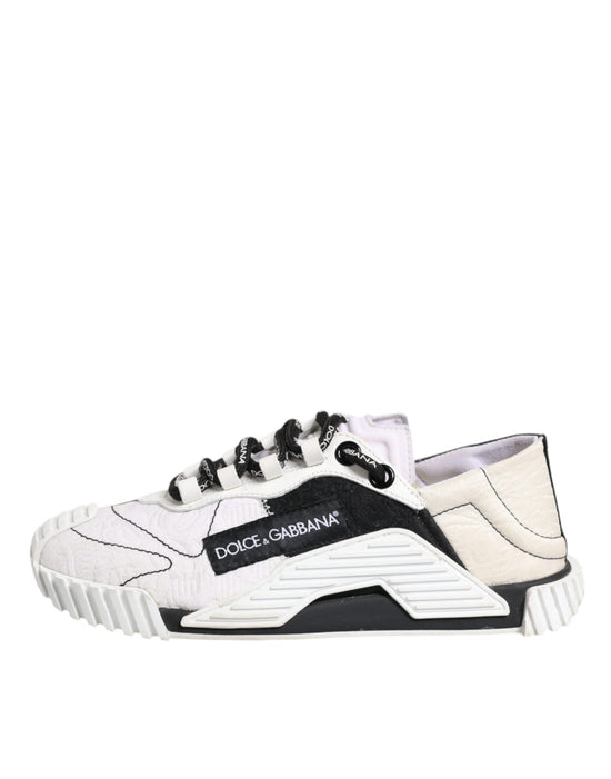 White Black NS1 Low Top Sneakers Shoes