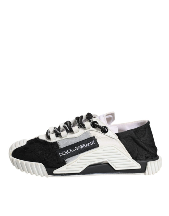 White Black NS1 Low Top Sneakers Shoes